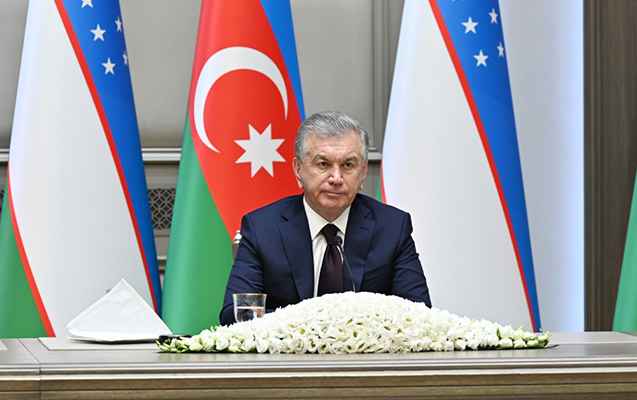 Azərbaycan Mərkəzi Asiya və Avropa arasında strateji körpü rolunu oynayır - Mirziyoyev