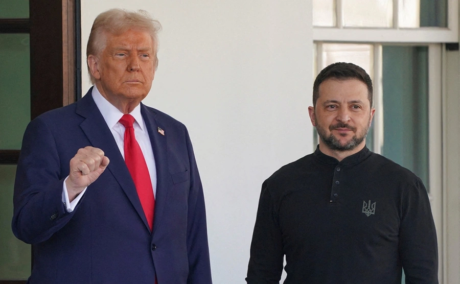 Tramp Ukrayna Prezidenti Vladimir Zelenski ilə telefon danışığı aparıb