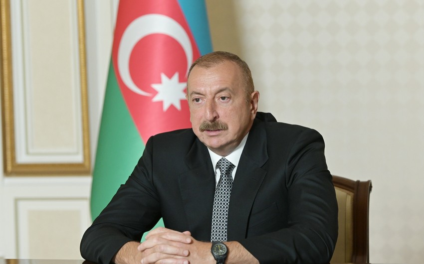 Zəngəzur dəhlizi yeni bağlantı layihəsidir və beynəlxalq nəqliyyat marşrutlarının mühüm hissələrindən biri olacaq - İlham Əliyev