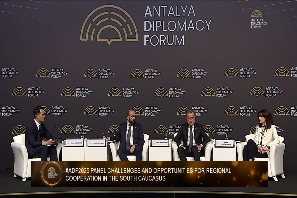 Antalyada Azərbaycan, Ermənistan, Gürcüstan xarici işlər nazirlərinin iştirakı ilə panel keçirilir