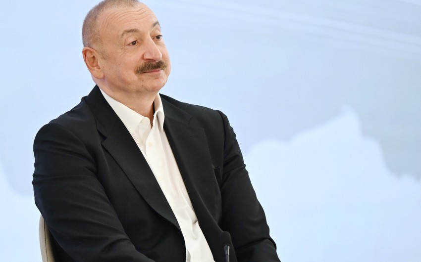 İlham Əliyev “907-ci düzəliş”in ləğvinə görə Trampa minnətdarlığını bildirib