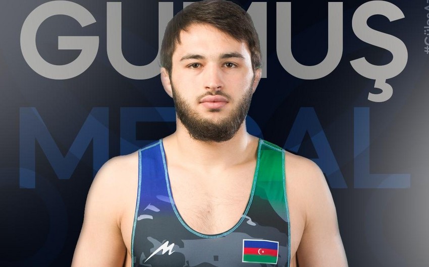 Azərbaycan güləşçisi gümüş medala sahib çıxıb