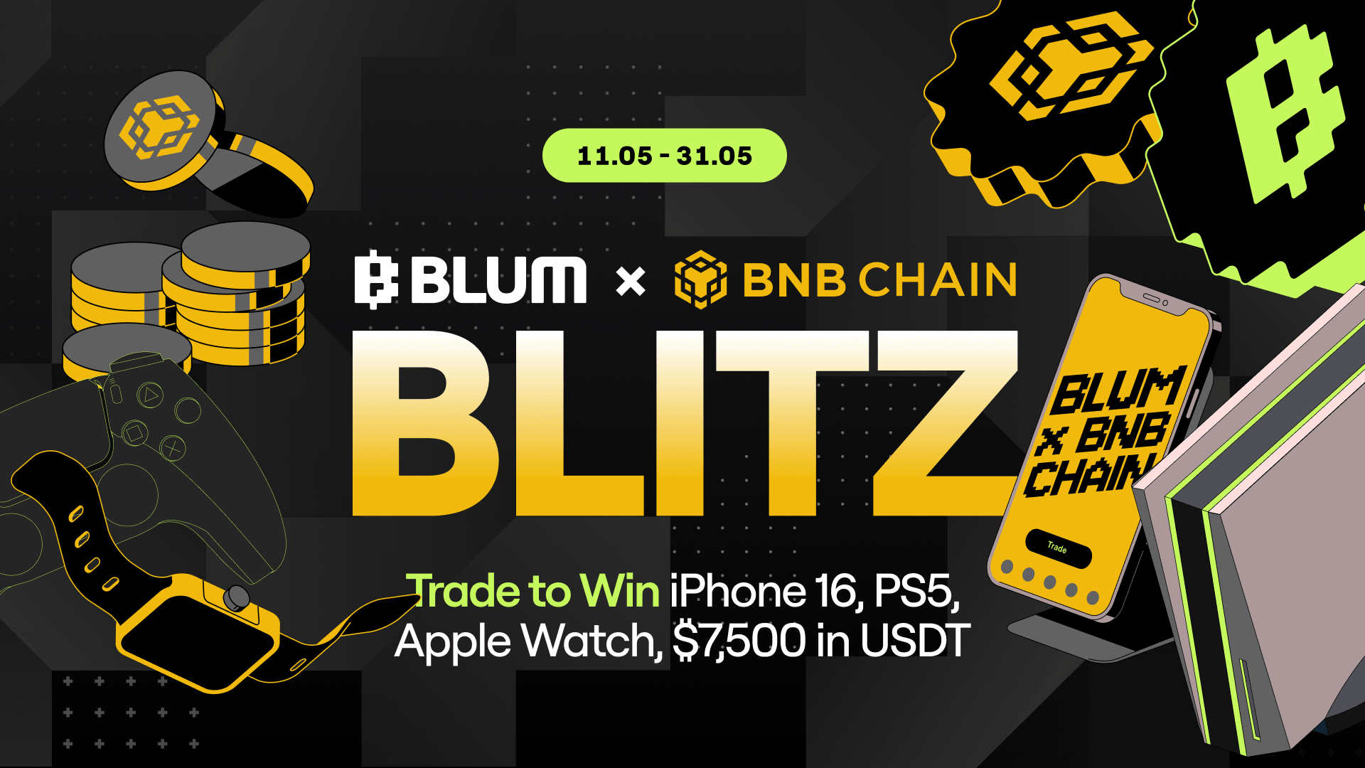 BNB Chain indi Blum trading bot-da