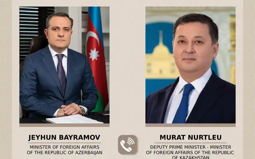 Ceyhun Bayramov qazaxıstanlı həmkarı ilə Vaşinqton görüşünü müzakirə edib