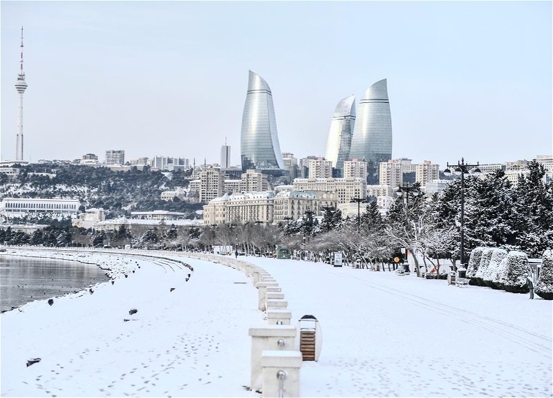 Bakıda 8, rayonlarda 24 dərəcə şaxta olacaq