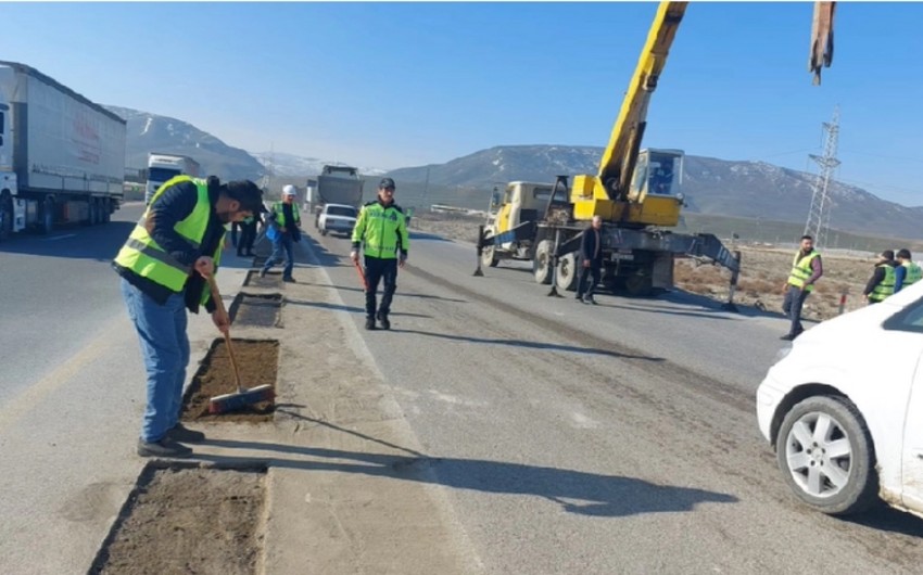 Baş Dövlət Yol Polisi İdarəsi Bakı-Quba yolundakı məhdudiyyətlə bağlı xəbərdarlıq edib