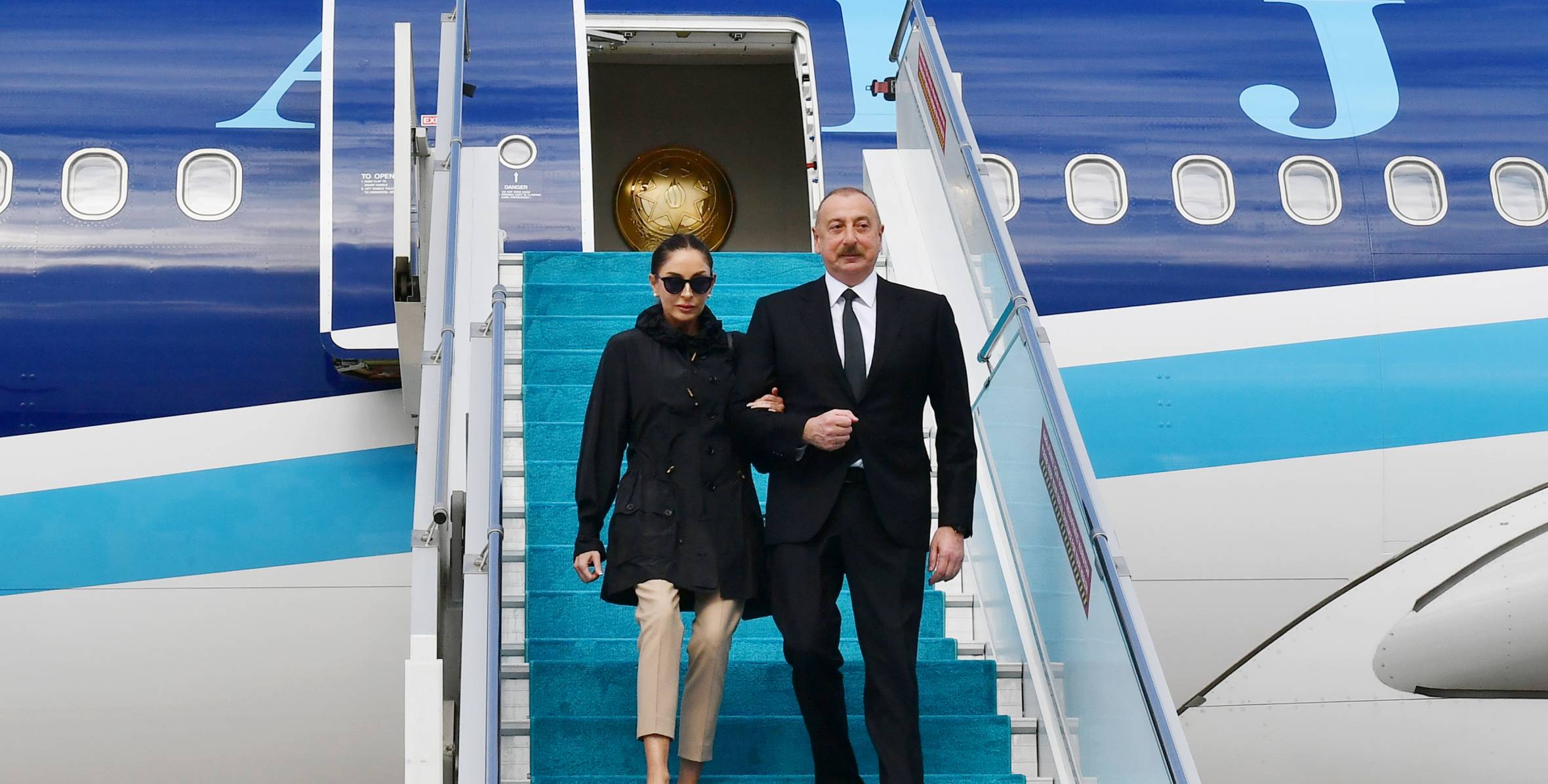 Prezident İlham Əliyev Türkiyəyə işgüzar səfərə gəlib