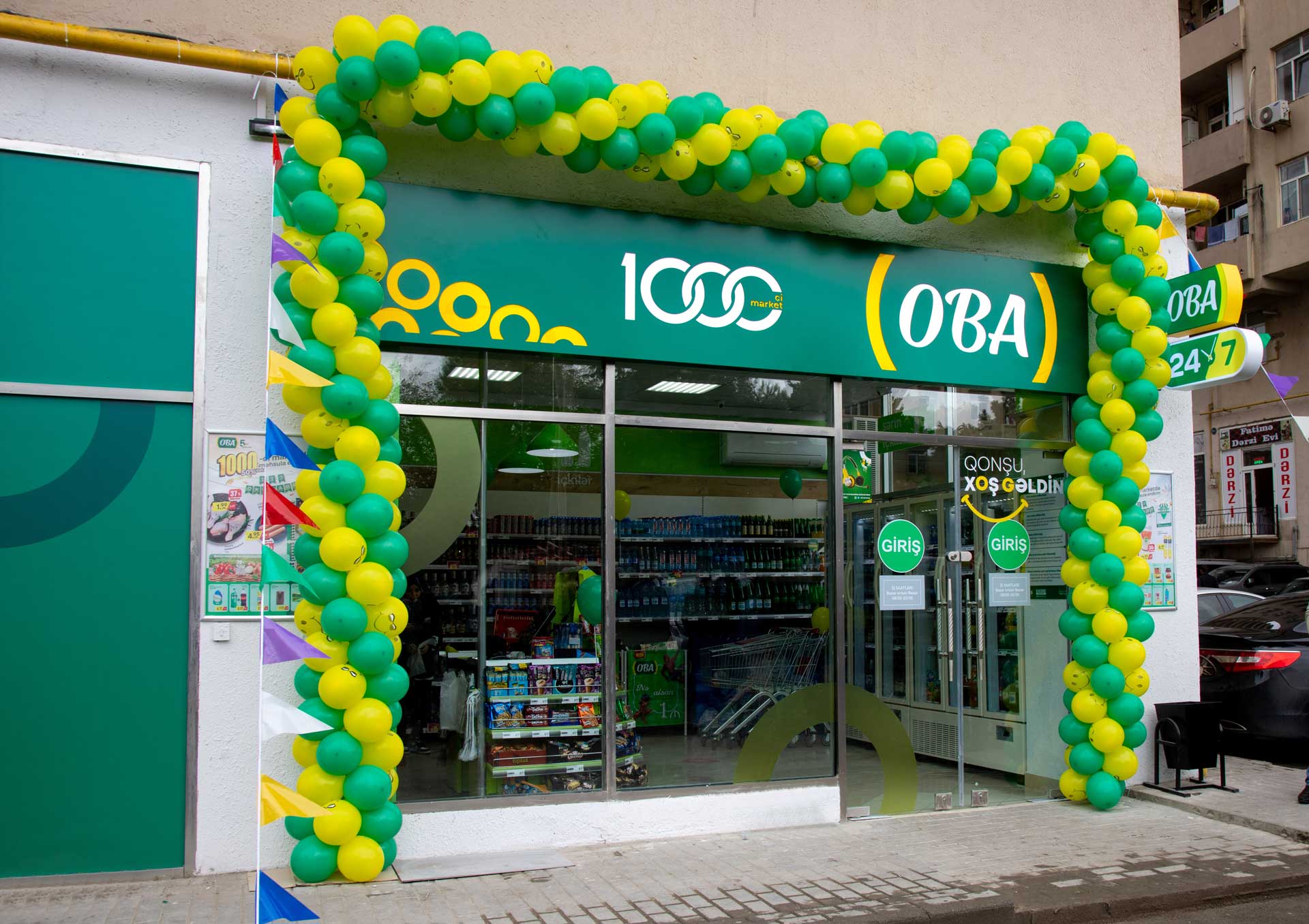 "OBA" marketdə partlayış olub