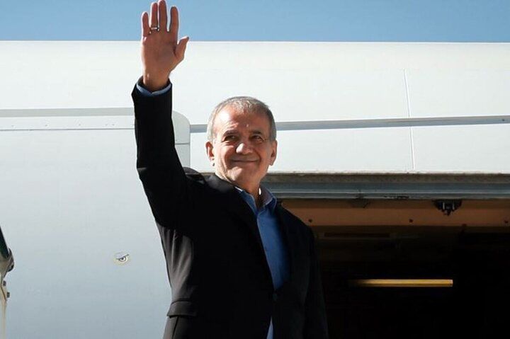 İran Prezidenti Məsud Pezeşkian Azərbaycana səfərə gəlib