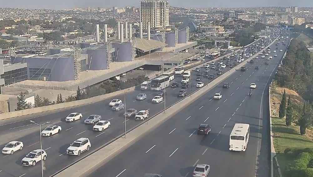 Bakının bu yollarında sıxlıq var