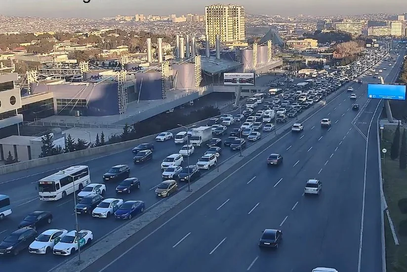 Bakıda tıxac müşahidə olunur